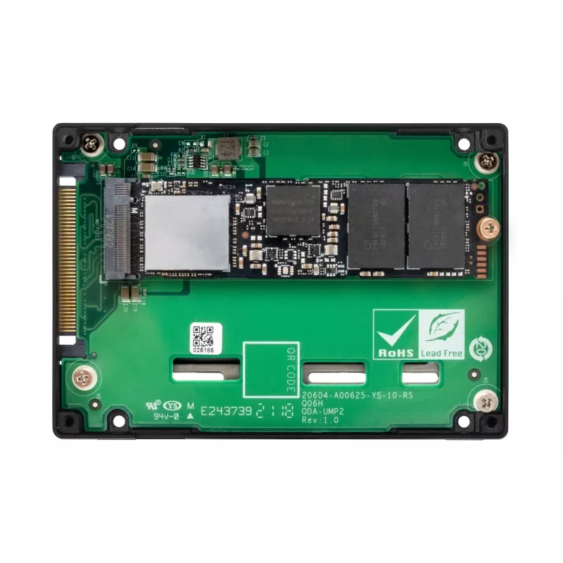 QNAP QDA-UMP4 saugojimo įrenginio korpusas SSD korpusas juodas 2,5 colio