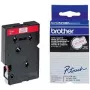 Etikečių juostelė TC Brother TC202 12 mm raudona ant balto