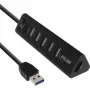 USB šakotuvas InLine Smart Hub 7 prievadų USB 3.0 ir 2.0 su greito įkrovimo prievadu