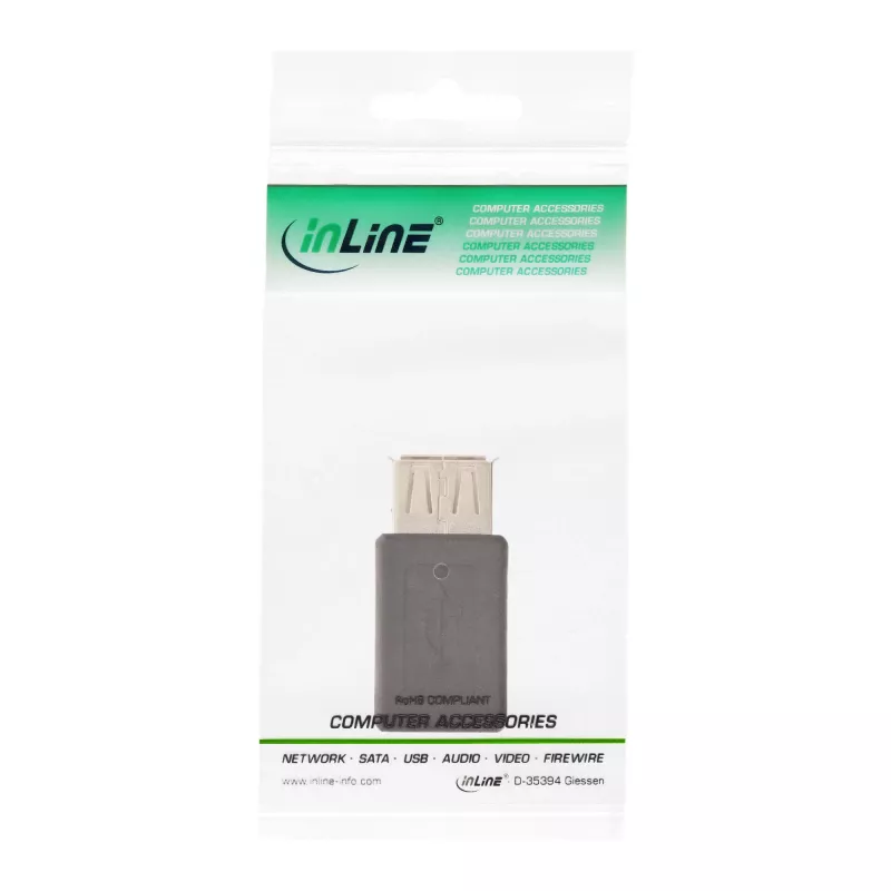 Micro-USB adapteris InLine 31613 USB A lizdas į Micro-USB B patelę