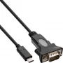 InLine USB-C į nuoseklųjį adapterio kabelį, USB-C kištukas / DB9 kištukas, 1,8 m