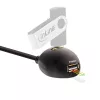 „InLine“ USB 3.2 Gen.1 laidas USB A tipo kištukinis / A tipo lizdinis + maitinimas, su stovu, juodas, 1 m