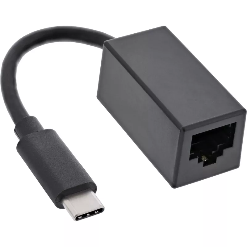 InLine USB 3.2 Gigabit Ethernet tinklo adapterio laidas, USB-C