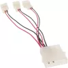 InLine PC ventiliatoriaus adapterio laidas 12 V / 5 V iki 3 ventiliatoriams 33005A