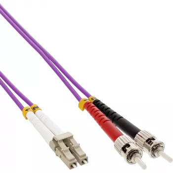 Šviesolaidinis dvipusis kabelis InLine 88502P 2m LC/ST 50/125µm OM4