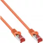 InLine komutacinis kabelis S/FTP PiMF Cat.6 250MHz PVC varis oranžinis 10m
