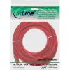 InLine komutacinis kabelis S/FTP PiMF Cat.6 250MHz PVC varis raudonas 30m