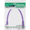 InLine komutacinis kabelis SF/UTP Cat.5e violetinis 0,3 m