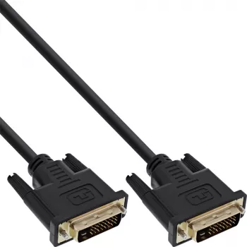 InLine DVI-D laidas, Premium, 24+1 M/M, Dual Link, paauksuoti kontaktai, 2 m