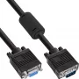 InLine S-VGA prailginimo laidas 15HD kištukas / lizdas juodas 2m