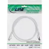 InLine komutacinis kabelis, S/FTP (PiMf), Cat.8.1, 2000MHz, be halogenų, baltas, 2m