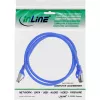 InLine komutacinis kabelis S/FTP PiMF Cat.8.1 be halogenų 2000 MHz mėlynas, 1,5 m