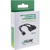 InLine USB 2.0 adapterio kabelis vidinis 2x USB A tipo lizdas / pagrindinės plokštės jungtis