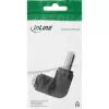DC adapter InLine 5,5×2,5 mm kampuotas kištukas vyriškas–moteriškas, 5 V įvestis, vidinis, juodas