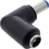 InLine nuolatinės srovės adapteris 5.5x2.1 mm DC kištukas, kampinis, kištukinis/lizdinis, juodas, universalus