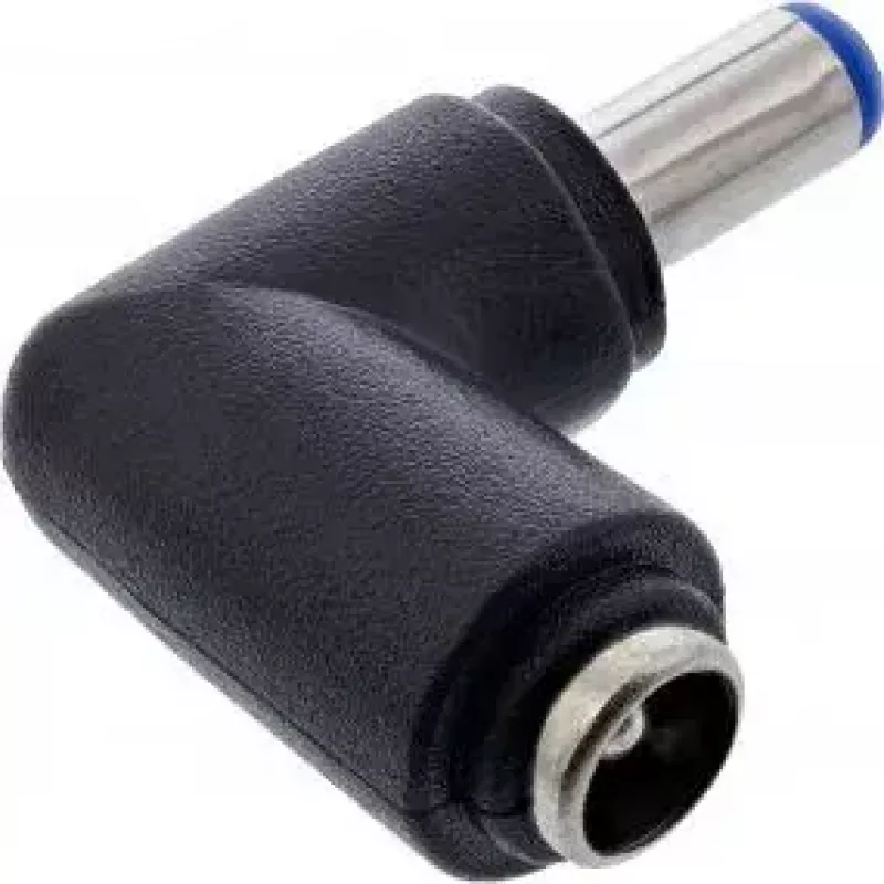 InLine nuolatinės srovės adapteris 5.5x2.1 mm DC kištukas, kampinis, kištukinis/lizdinis, juodas, universalus