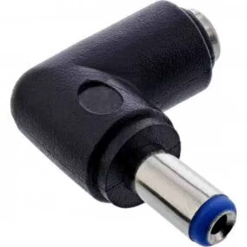 InLine nuolatinės srovės adapteris 5.5x2.1 mm DC kištukas, kampinis, kištukinis/lizdinis, juodas, universalus