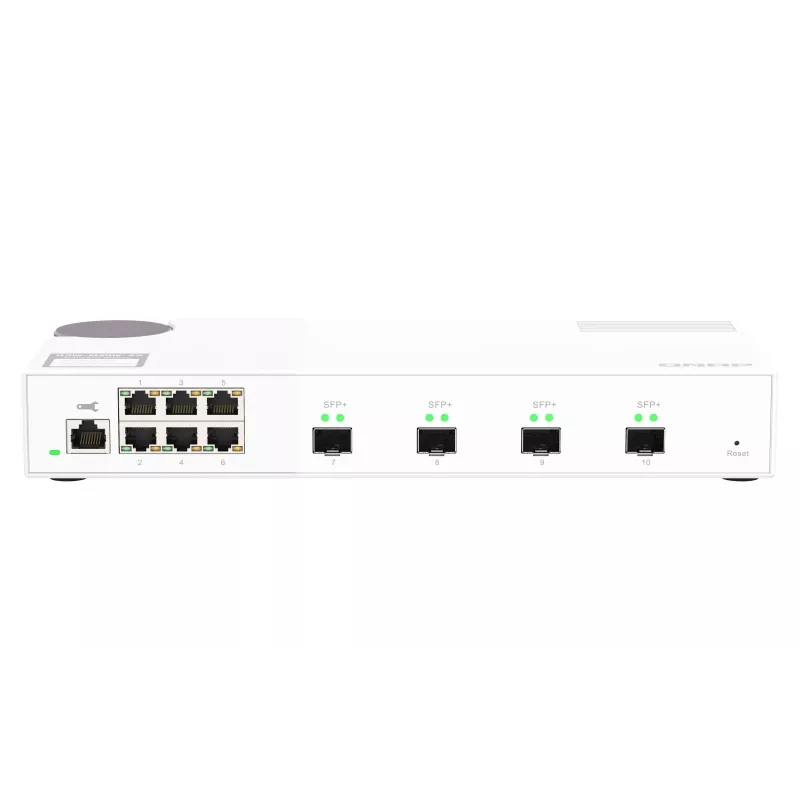 QNAP QSW-M2106-4S tinklo jungiklis Valdomas L2 2.5G Ethernet (100/1000/2500) Baltas