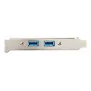 StarTech.com 2 prievadų USB 3.0 A lizdo plokštelės adapteris, IDC, USB 3.2 Gen 1 (3.1 Gen 1), mėlyna, nerūdijantis plienas, 0,5 m, CE, REACH, 500 mm