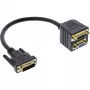 DVI-I adapterio kabelis InLine 17301 DVI-I kištukas / DVI-I lizdas + S-VGA