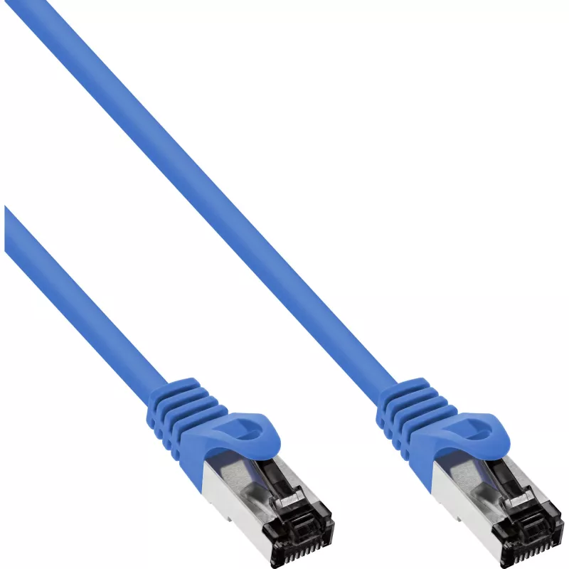 InLine komutacinis kabelis S/FTP PiMF Cat.8.1 be halogenų 2000MHz mėlynas, 3m