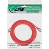 InLine komutacinis kabelis, S/FTP (PiMf), Cat.8.1, 2000MHz, be halogenų, raudonas, 10m