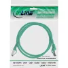 “InLine” komutacinis kabelis, S/FTP (PiMf), Cat.8.1, 2000 MHz, be halogenų, žalias, 0,5 m