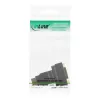 InLine HDMI į DVI adapteris HDMI kištukas / 24+1 lizdas 180° kampuotas paauksuotas