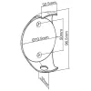 Sieninis laikiklis InLine „Google Home Mini“ 23178A