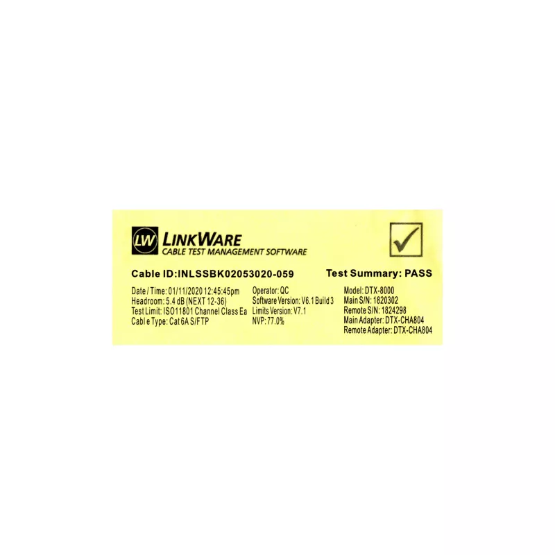 InLine komutacinis kabelis, Cat.6A, S/FTP, PUR pramoninis, juodas, 25 m