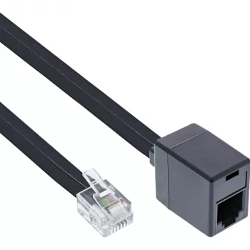 InLine modulinis kabelis RJ12 6P6C kištukas / lizdas 10 m