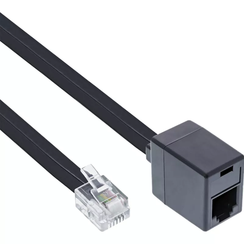 InLine modulinis kabelis RJ12 6P6C kištukas / lizdas 10 m