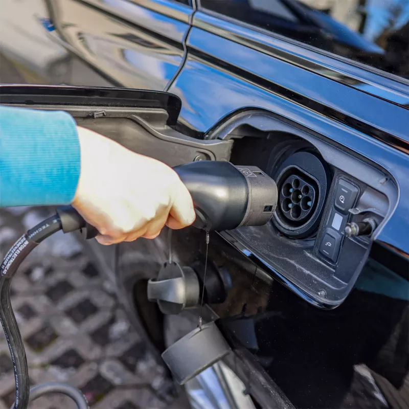 InLine EV spiralinis automobilio įkrovimo laidas 22kW Type2, 3 fazių, 5m