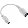 InLine klaviatūros adapterio kabelis 5 kontaktų DIN lizdas / PS/2 kištukas apie 10 cm
