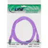 komutacinis kabelis InLine 72502P SF/UTP Cat5e 2m Violetinis