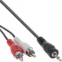 InLine garso laidas 2x RCA kištukas / 3,5 mm stereofoninis kištukas 5 m