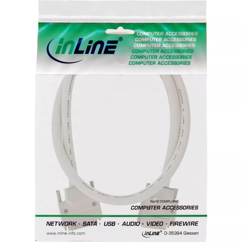 InLine SCSI U320 laidas, 68 kontaktų micro Centronics (VHD) kištukas / kištukas, 0,9 m