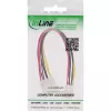 InLine vidinis maitinimo Y laidas 1x 5,25 col. Molex / 2x 3,5 col. Floppy 0,20 m