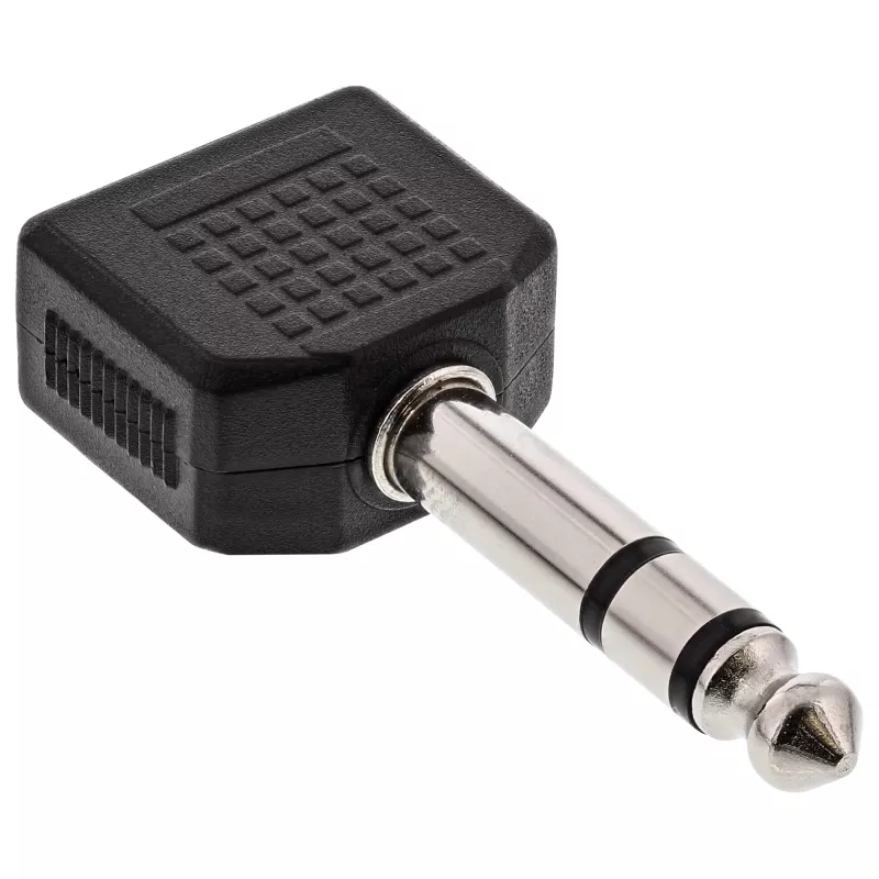 InLine garso adapteris 6,3 mm stereofoninis kištukas / 2× 3,5 mm stereofoninis lizdas