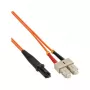 InLine šviesolaidinis dvipusis kabelis MTRJ/SC 50/125µm OM2 3m