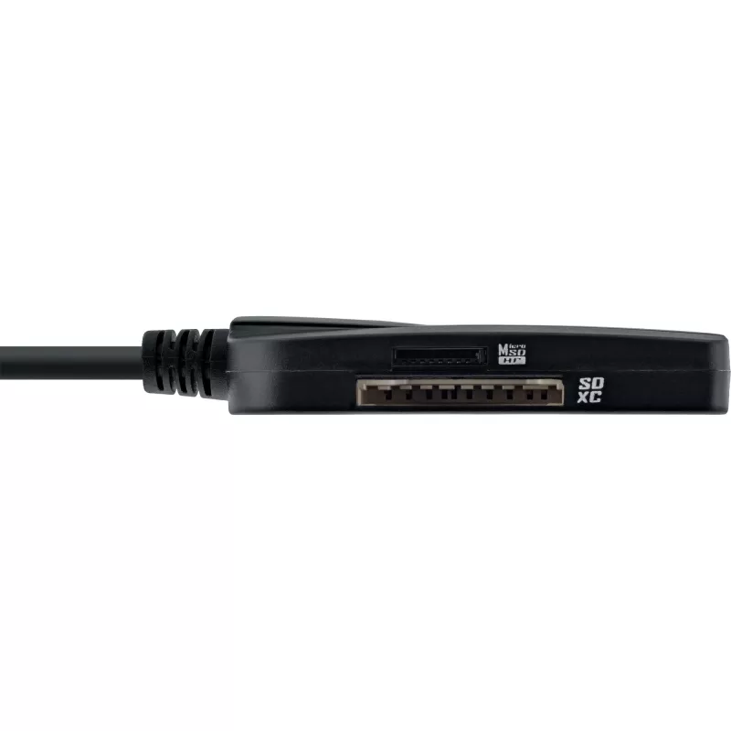 “InLine” kortelių skaitytuvas USB 3.1 USB-C, skirtas SD/SDHC/SDXC, microSD, suderinamas su UHS-II