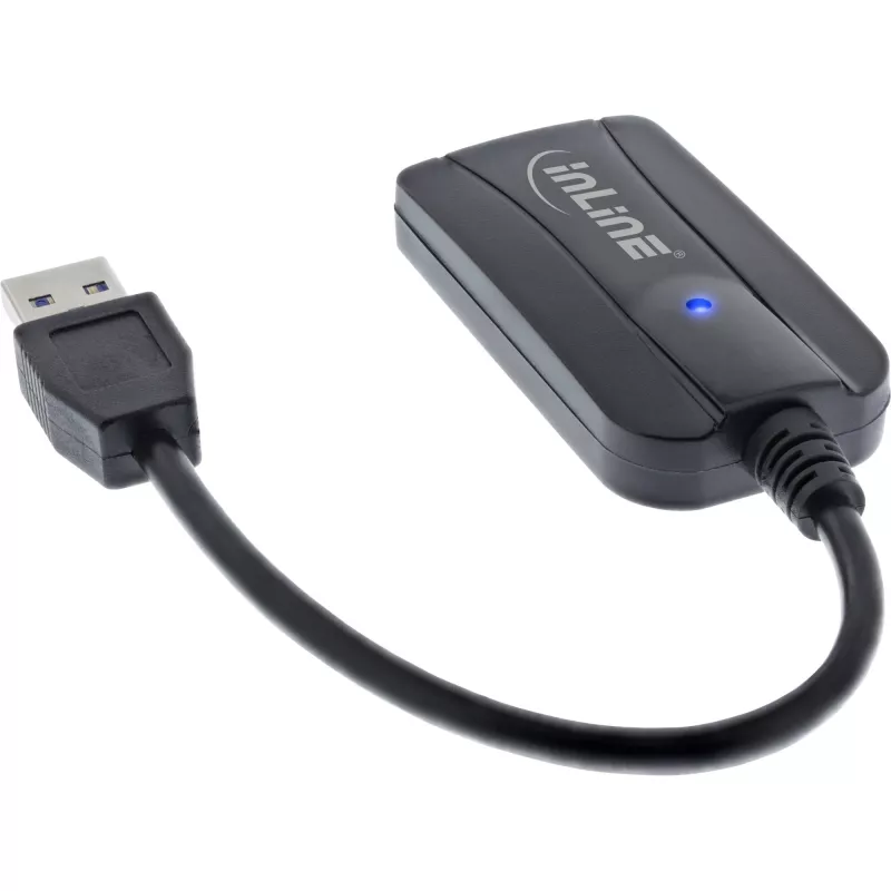 InLine kortelių skaitytuvas USB 3.1 USB-A, skirtas SD/SDHC/SDXC, microSD, suderinamas su UHS-II