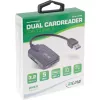 InLine kortelių skaitytuvas USB 3.1 USB-A, skirtas SD/SDHC/SDXC, microSD, suderinamas su UHS-II