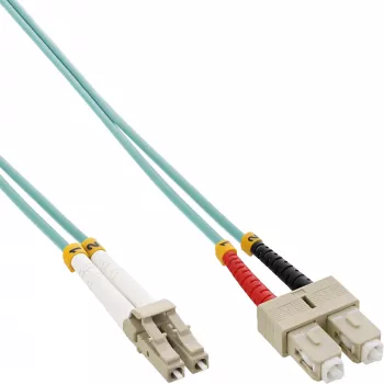 InLine Fiber Optical Duplex kabelis LC/SC 50/125µm OM3 35m
