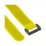 InLine kabelių juostelės su kabliuku ir kilpa 20 x 200mm 10 vnt. geltonos