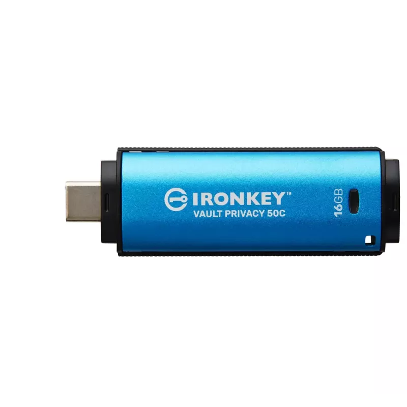 „Kingston Technology IronKey“ 16 GB USB-C Vault Privacy 50C AES-256 šifruotas, FIPS 197