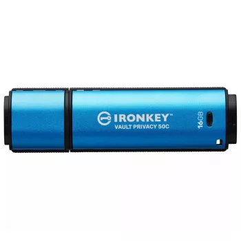„Kingston Technology IronKey“ 16 GB USB-C Vault Privacy 50C AES-256 šifruotas, FIPS 197