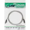 „InLine“ komutacinis kabelis SF/UTP Cat.5e permatomas 2 m