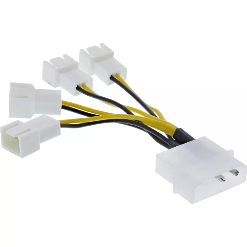 Maitinimo adapterio kabelis Molex InLine 33341A 0,05 m 4x ventiliatoriaus jungtis