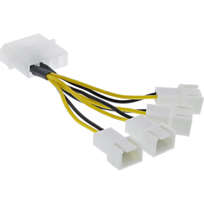 Maitinimo adapterio kabelis Molex InLine 33341A 0,05 m 4x ventiliatoriaus jungtis